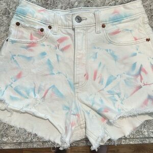 Abercrombie tie-dye shorts